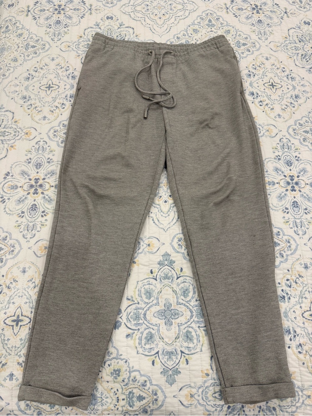 Zara Men's Gray Drawstring Sweatpants
